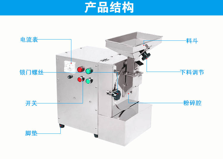 油脂粉碎機(jī)結(jié)構(gòu)