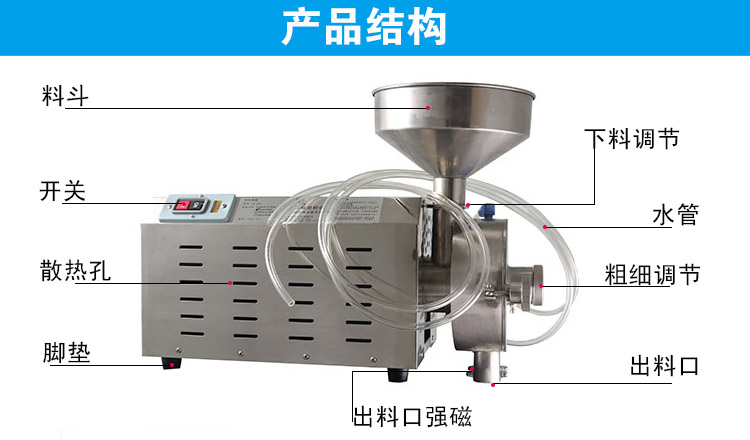 水冷式磨粉機結(jié)構(gòu)圖